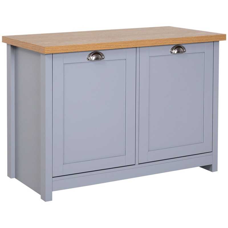 Shoe Cabinet 4Storage Units Wood Effect Top Entryway LivingRoom Furniture