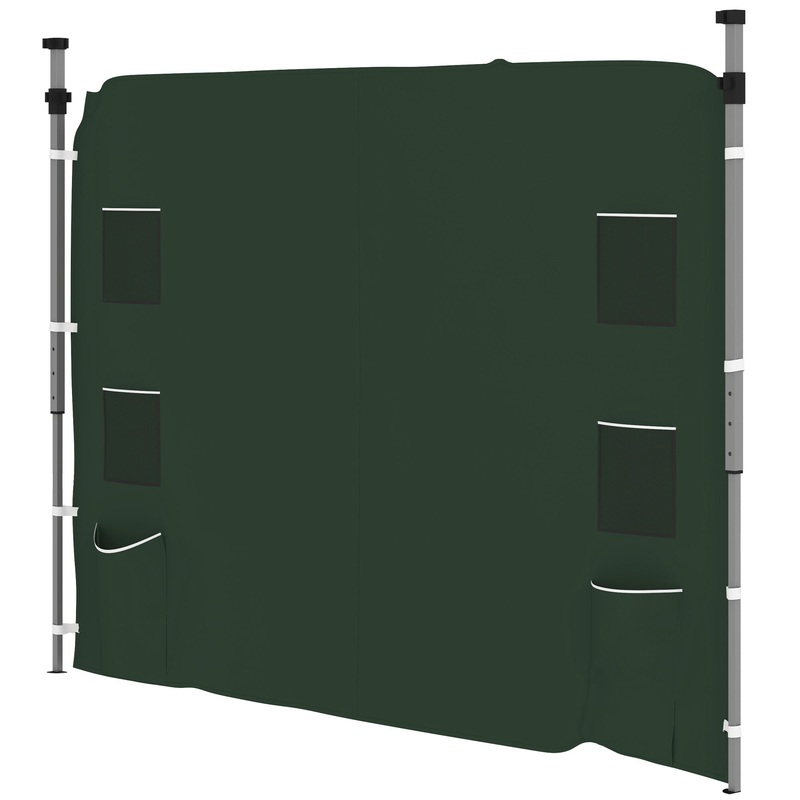 Side Panel for 3×3 m Pop Up Gazebos, 1 Pack Sidewall Only, Green