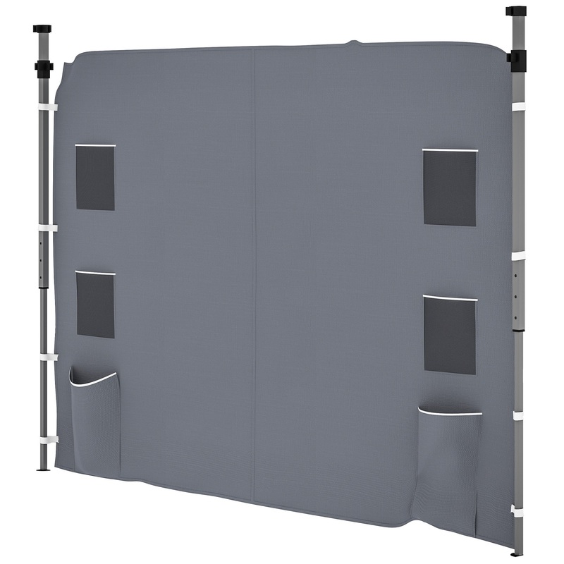 Side Panel for 3×3 m Pop Up Gazebos, 1 Pack Sidewall Only, Grey