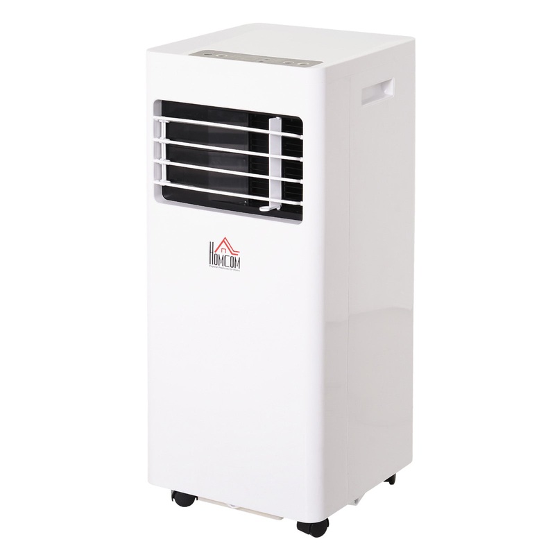 Mobile Air Conditioner White W/ Remote Control Cooling Dehumidifying Ventilating – 780W