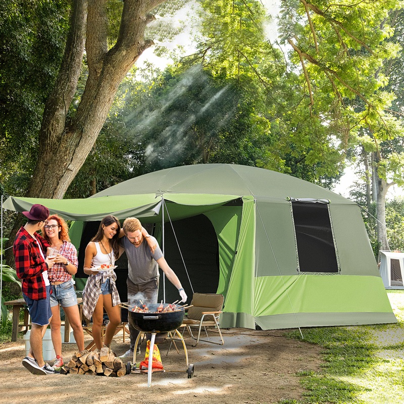 2 Room Tent w/ Porch – Sleeps 4-8 people