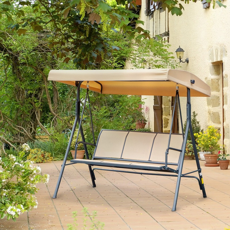 Three seat design  perfect for relaxing with friends