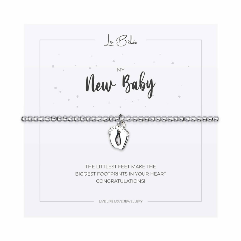 My New Baby Sentiments Friendship Bracelet