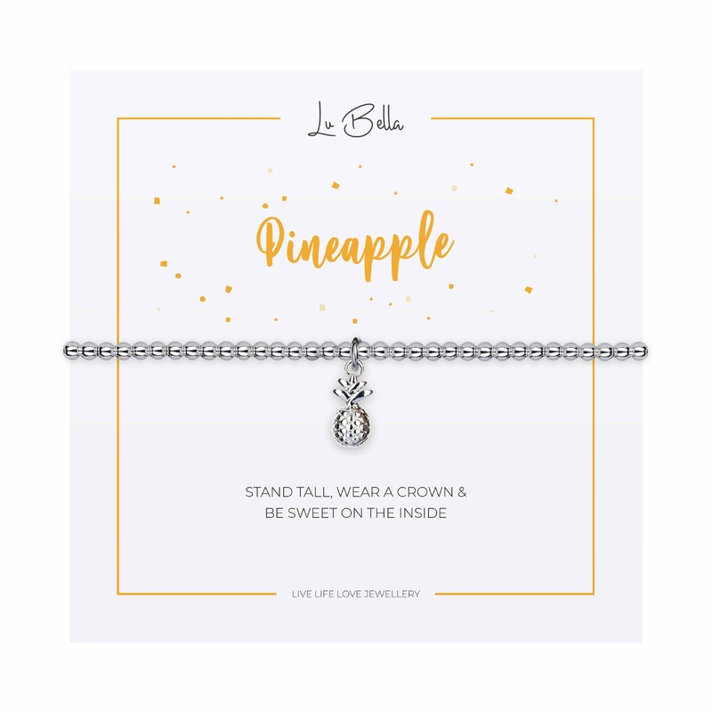 Pineapple Sentiments Friendship Bracelet