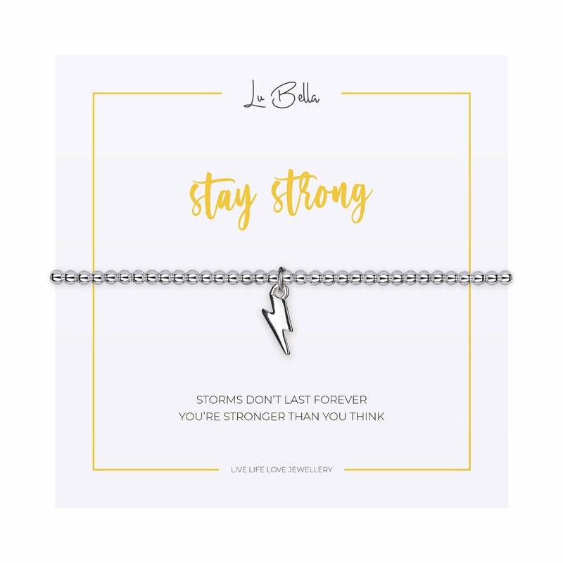 Stay Strong Sentiments Friendship Bracelet