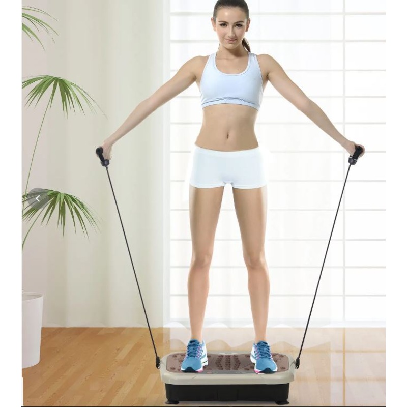 Vibration Plate Machine Fitness Body Shaper Slim Trainer Exercise Workout Home Gym Music Remote Power