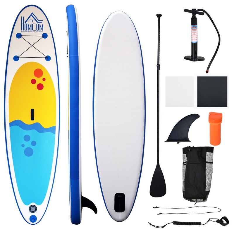 10ft Inflatable Surfing Boards W/ Paddle, Fix Bag, Air Pump, Backpack