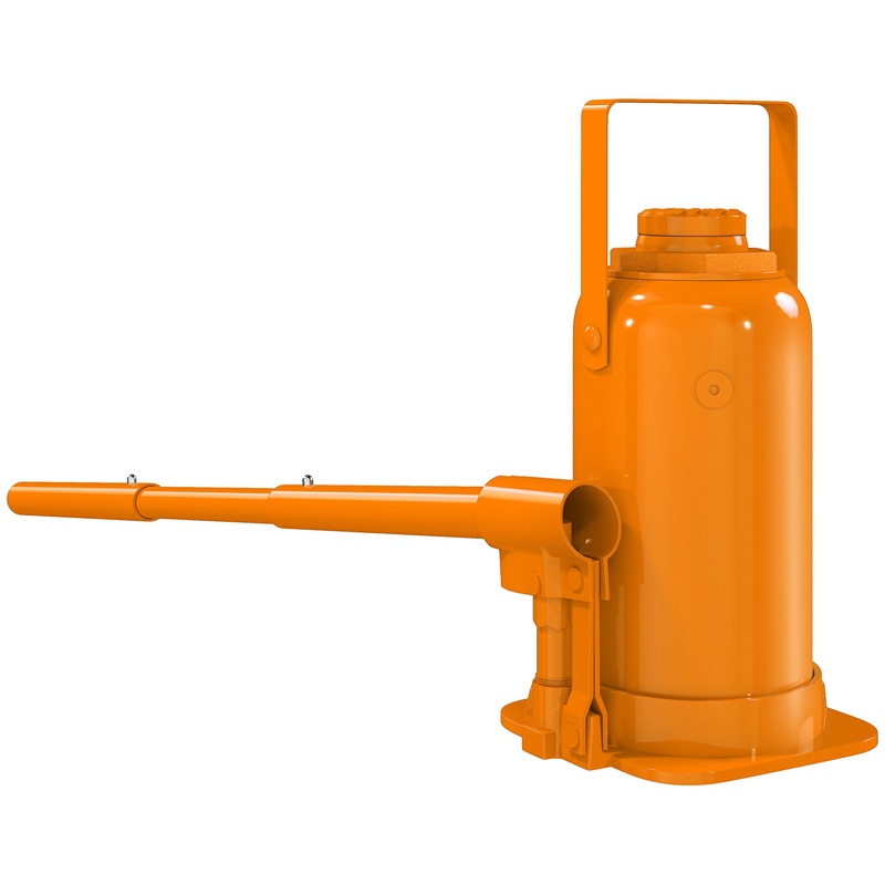 12 Tonne Hydraulic Bottle Jack, 19-37 cm Car Jack Lift, Orange