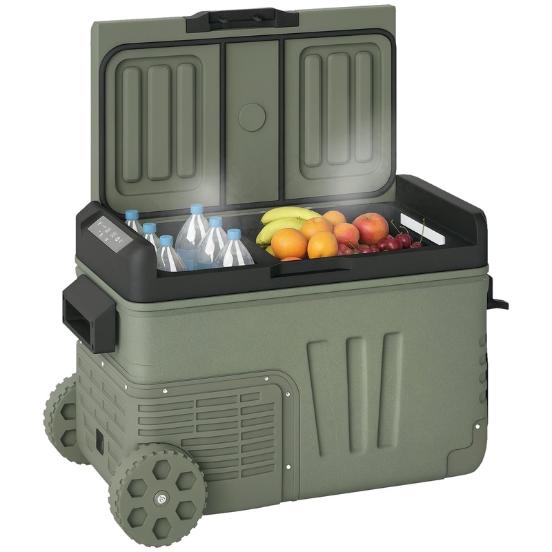 33L Camping Fridge Freezer Dual Zone Car Fridge, DC & AC, -20-20