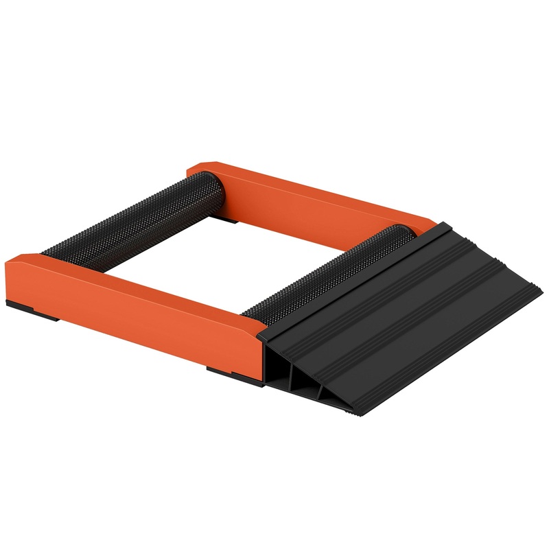 Motorcycle Wheel Roller Stand for Tyre Cleaning and Chain Lubrication