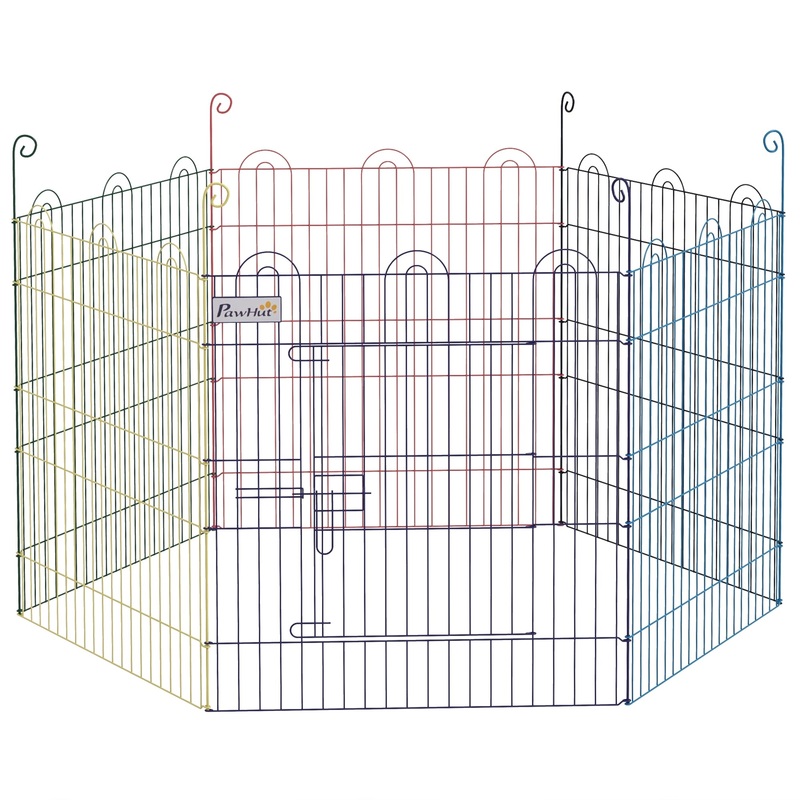 Pet Playpen Dog Puppy Crate Kennel w/ Door