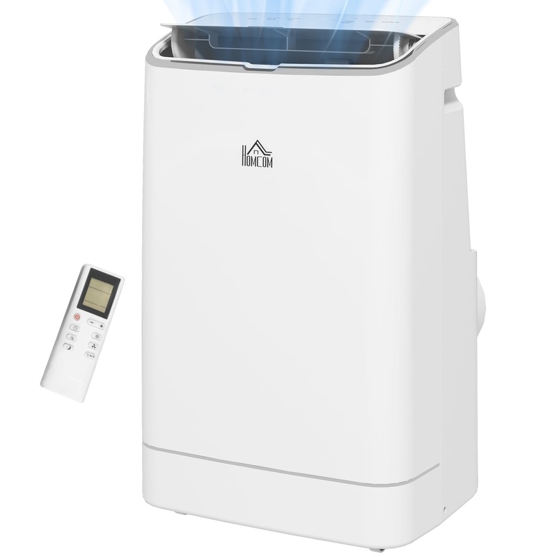 14,000 BTU Mobile Air Conditioner, 35m, Smart Home WiFi, with Dehumidifier, Fan, 24H Timer, Window Kit, White