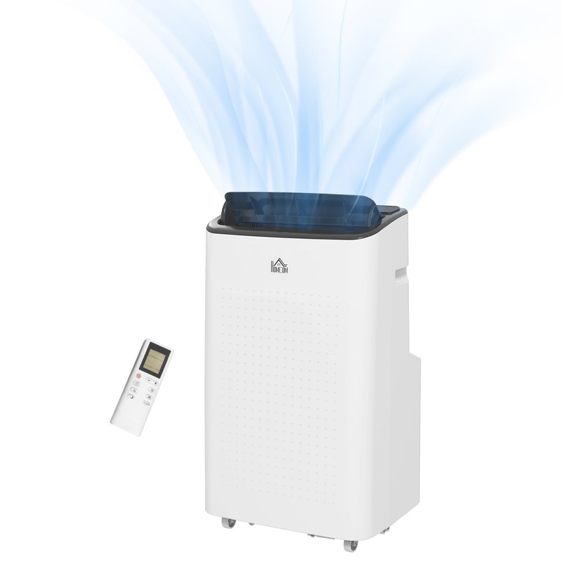 14,000 BTU Mobile Air Conditioner for Room up to 35m, Smart Home WiFi Compatible, with Dehumidifier, Fan, 24H Timer