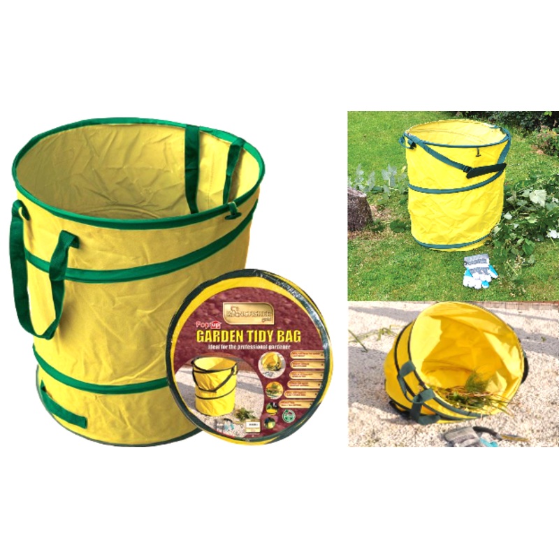 Pop Up & Keep The Outdoors Clean! This Collapsible Jumbo Pop-Up Garden Bin Is The Perfect Solution To Keeping your Garden Clean & Tidy! Only 9.95!