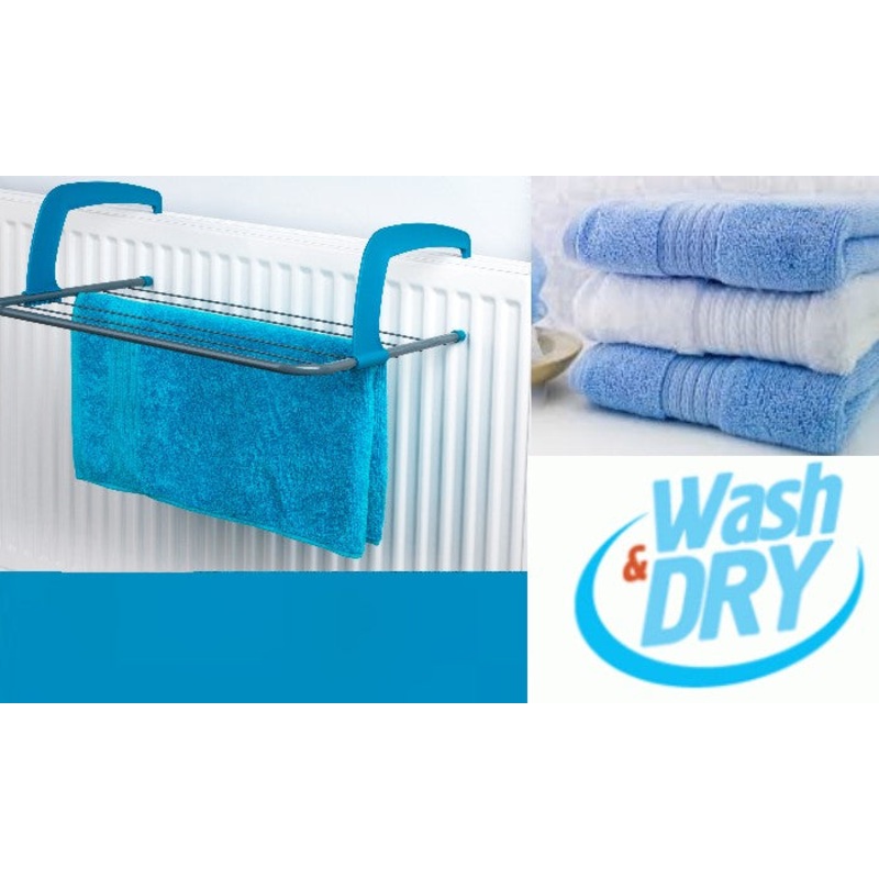 Save Money On Tumble Drying With This Fantastic 6 Bar Radiator Airer! Simply Hook The Airer Over Your Radiator To Dry Your Clothes! Strong & Durable Bars To Hold Your Washing! Only 6.95