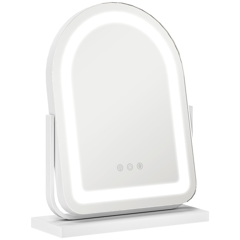 Vanity Mirror with Lights, 3 Colour, 360 Rotation, Touch Screen