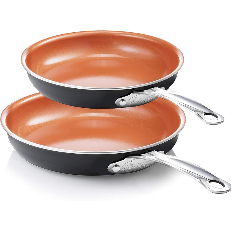 Quidsin Bestselling Pan Set Is Back! Food Slides Off Like Magic with These Non-Stick Frying Pans!