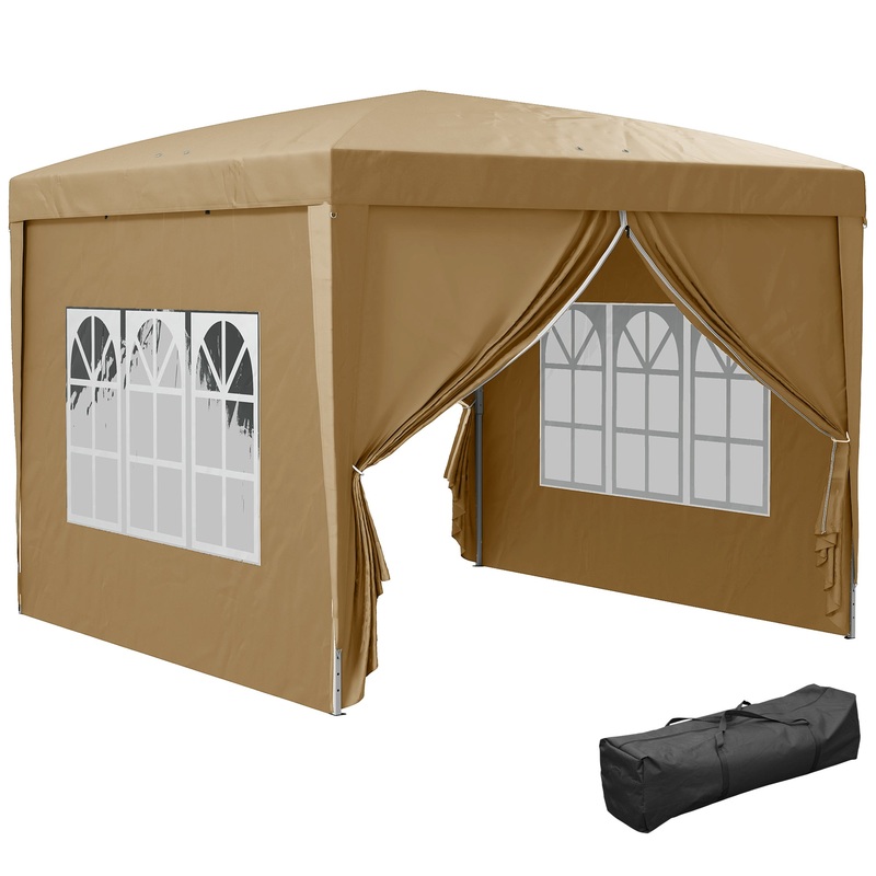 3×3(m) Pop Up Gazebo Party Tent Canopy Marquee with Storage Bag