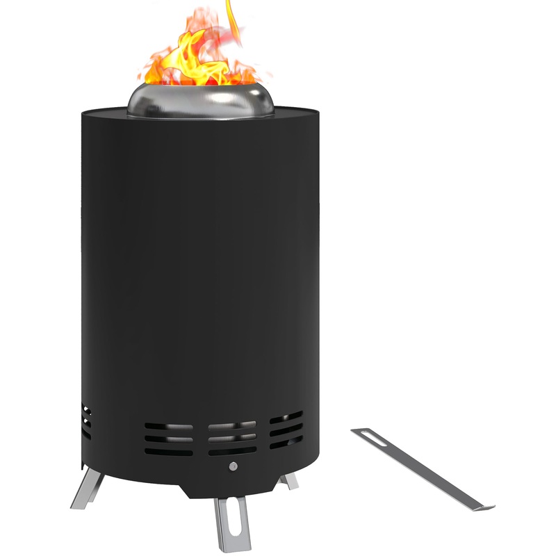 Stainless Steel Smokeless Wood Burning Firepit Garden Fire Pit