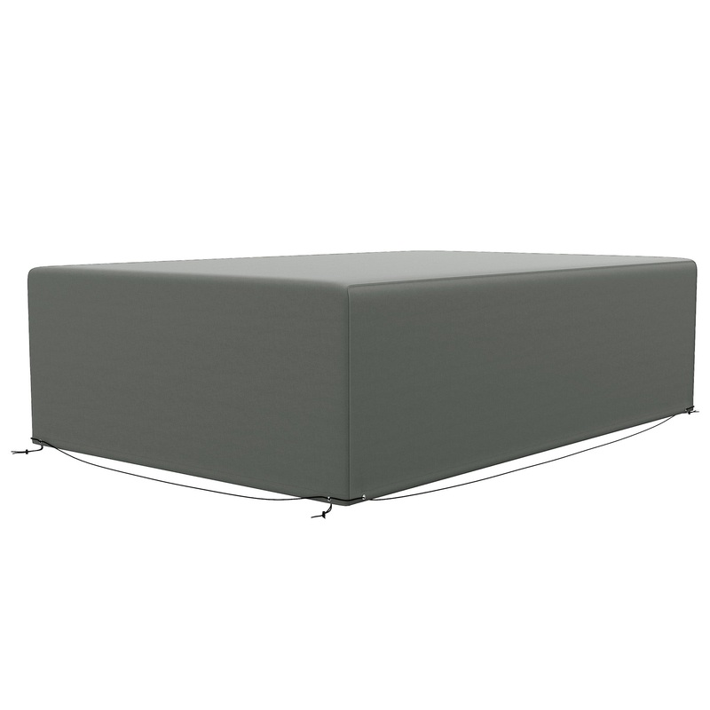 UV Rain Protective Cover or Garden Wicker Rattan Dark Grey