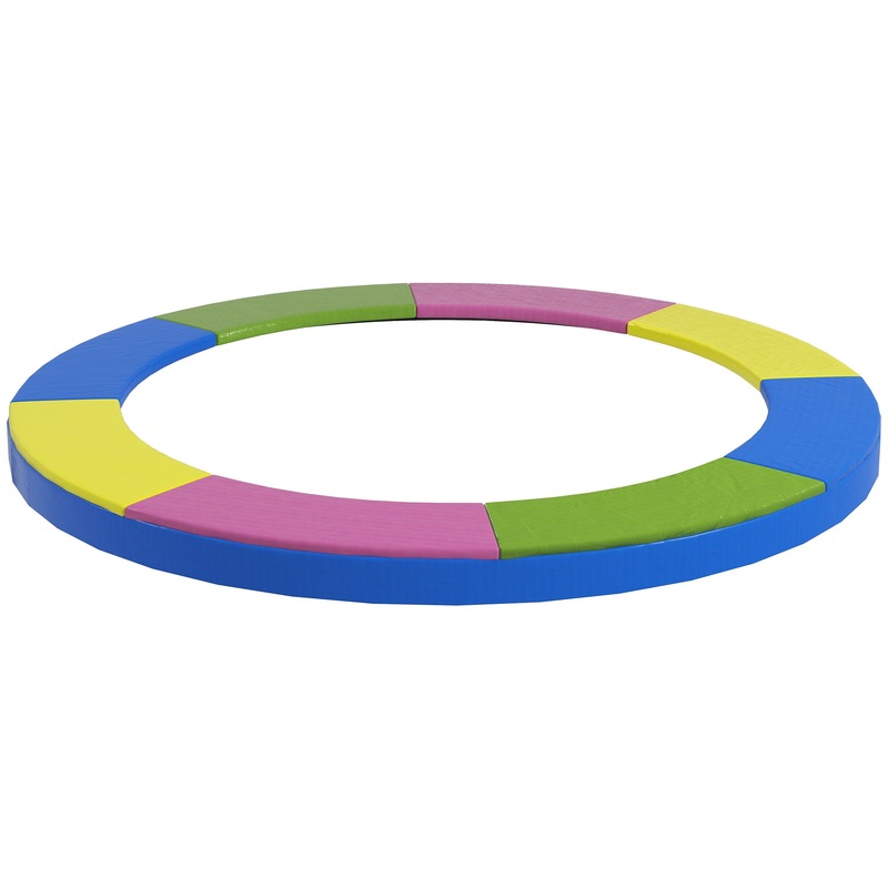 10FT Trampoline Pad Spring Cover, Waterproof, Multi-Colored