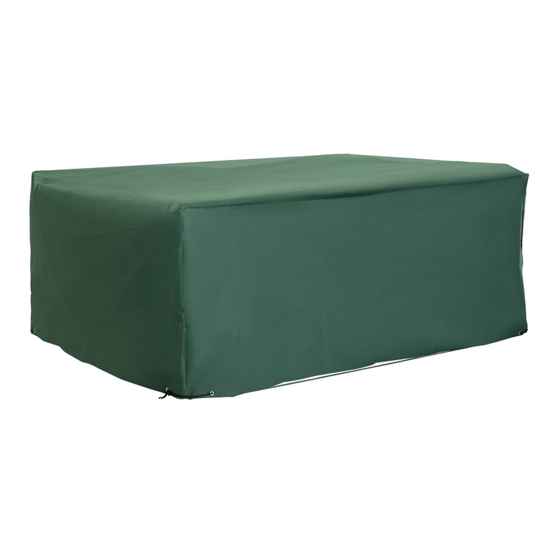 245x165x55cm UV Rain Protective Cover For Garden Patio Wicker Rattan