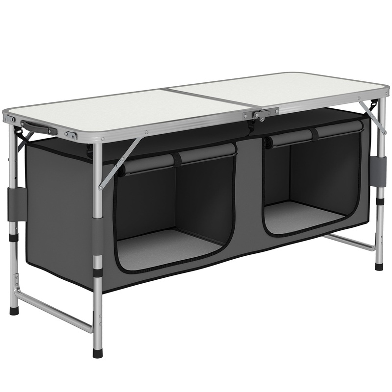 Picnic Table Camping Folding Portable Dining Storage Garden Outdoor
