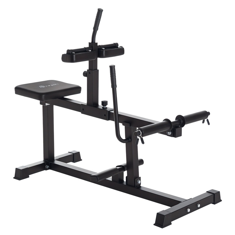 Seated Adjustable Leg Extension Machine with Plate Loaded