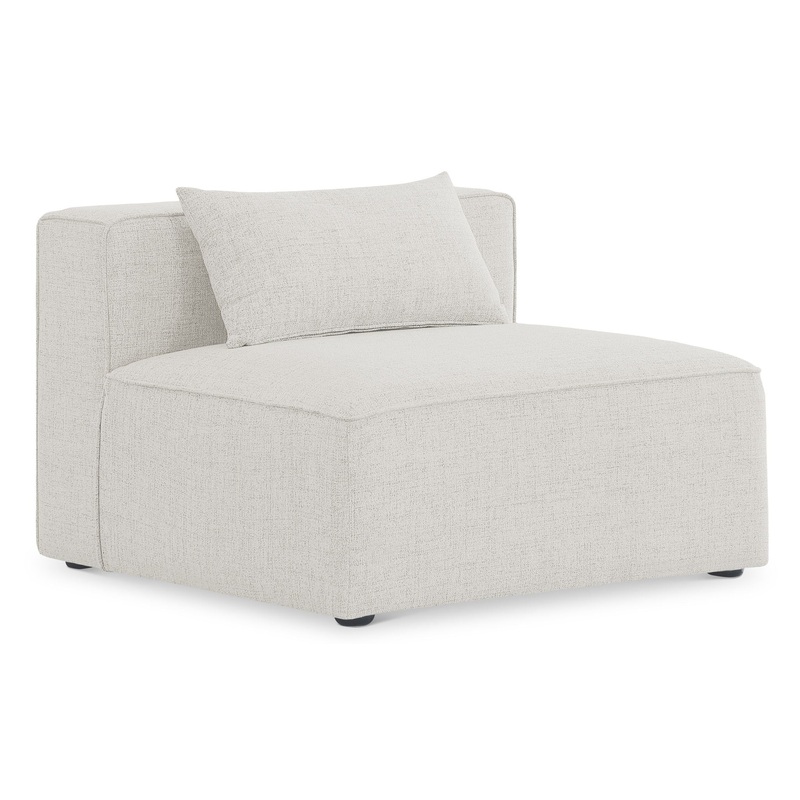 Cube – Linen Armless Chair|Beige|Gray|Blue