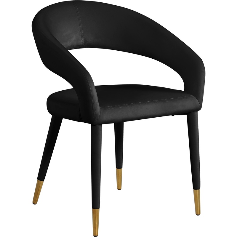 Destiny – Dining Chair|Black|Light Brown|Blue|Dark Gray|Green|Beige|Light Blue|White|Faux Leather|Fabric