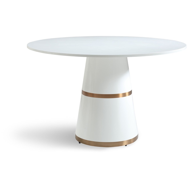 Hans – Dining Table|White|Light Brown