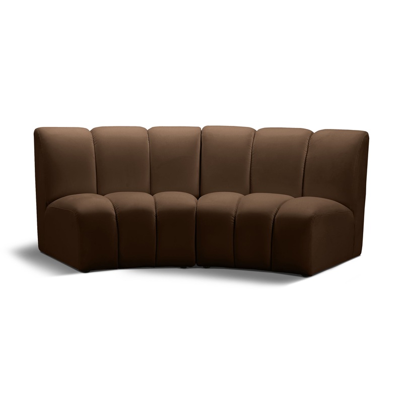 Infinity – 2 Piece Modular Sectional – Brown