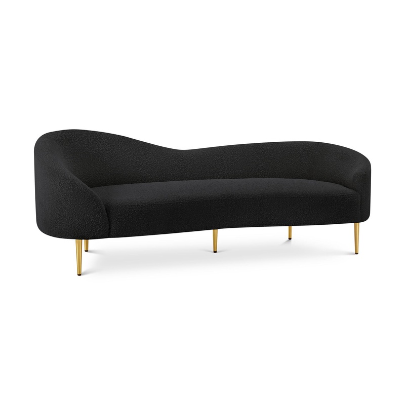 Ritz – Boucle Sofa|Black|Dark Brown|White|Dark Green