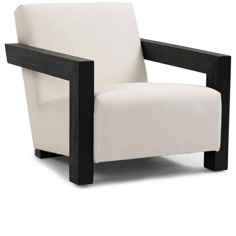 Ward – Accent Chair|Black|Light Brown