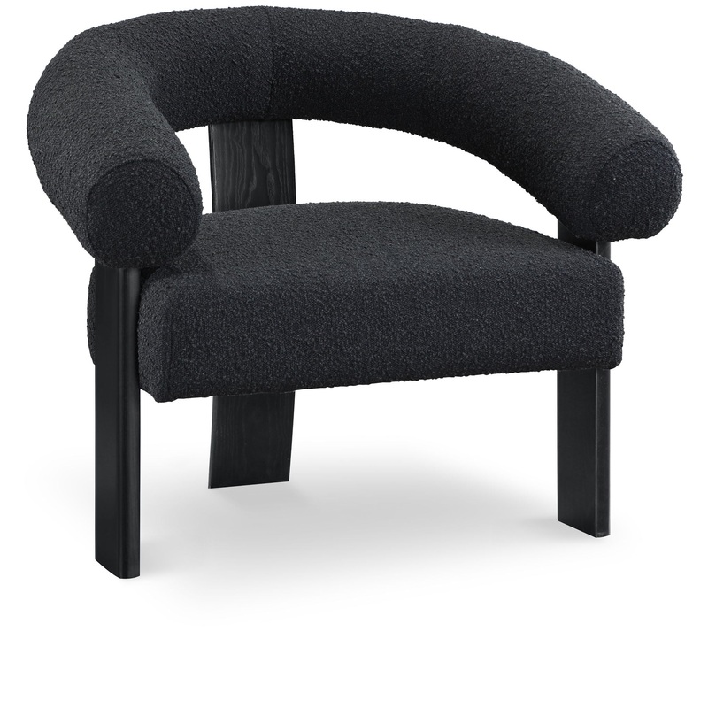 Winston – Accent Chair With Black Legs