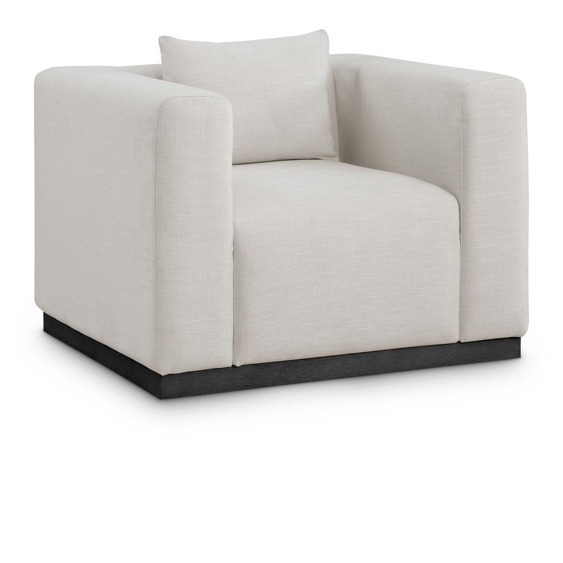 Alfie – Linen Textured Fabic Chair