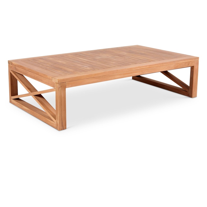 Anguilla – Teak Outdoor Coffee Table – Natural
