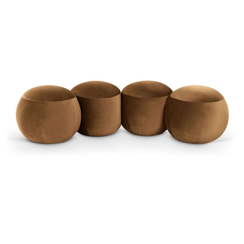 Apollo – Bench|Dark Brown|65″W x 31″d x 18″H|74.5″W x 38.5″D x 18″H