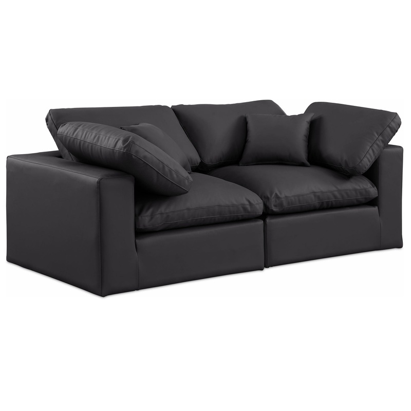 Comfy – Faux Leather Modular Sofa 2 Seats