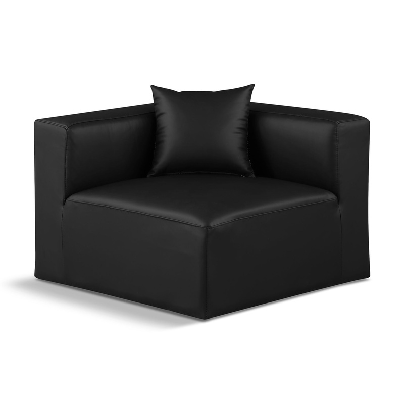 Cube – Corner Chair|Black|Light Brown|White|Dark Gray|Light Blue|Blue