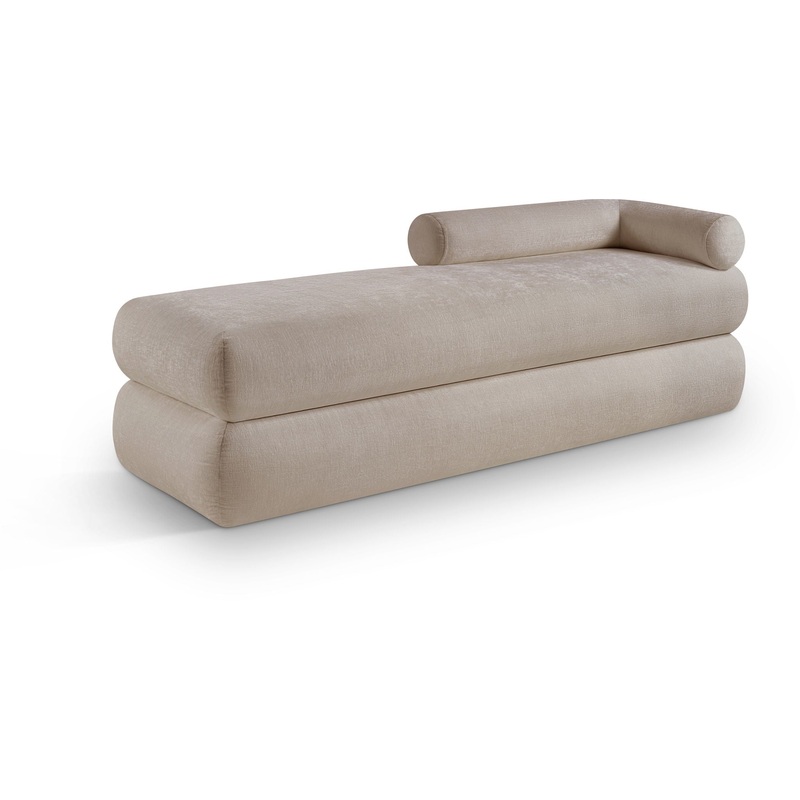 Kennedy – Chenille Bench|Beige|Black|Dark Brown|White|Dark Gray|Light Blue|Green|Blue