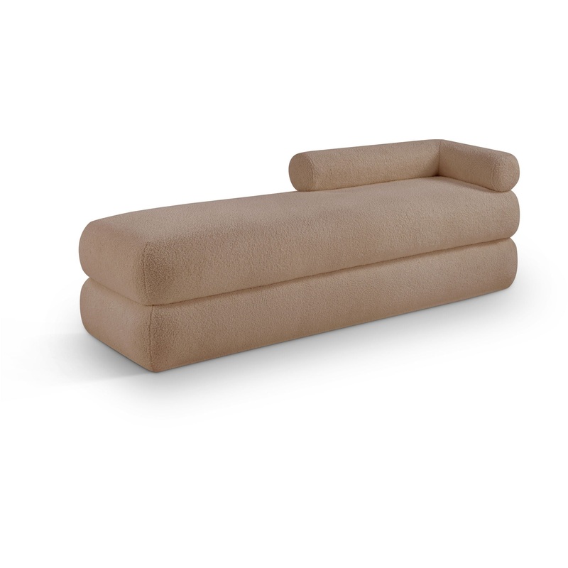 Kennedy – Teddy Fabric Bench|Beige|Black|Dark Brown|White|Dark Green|Pink