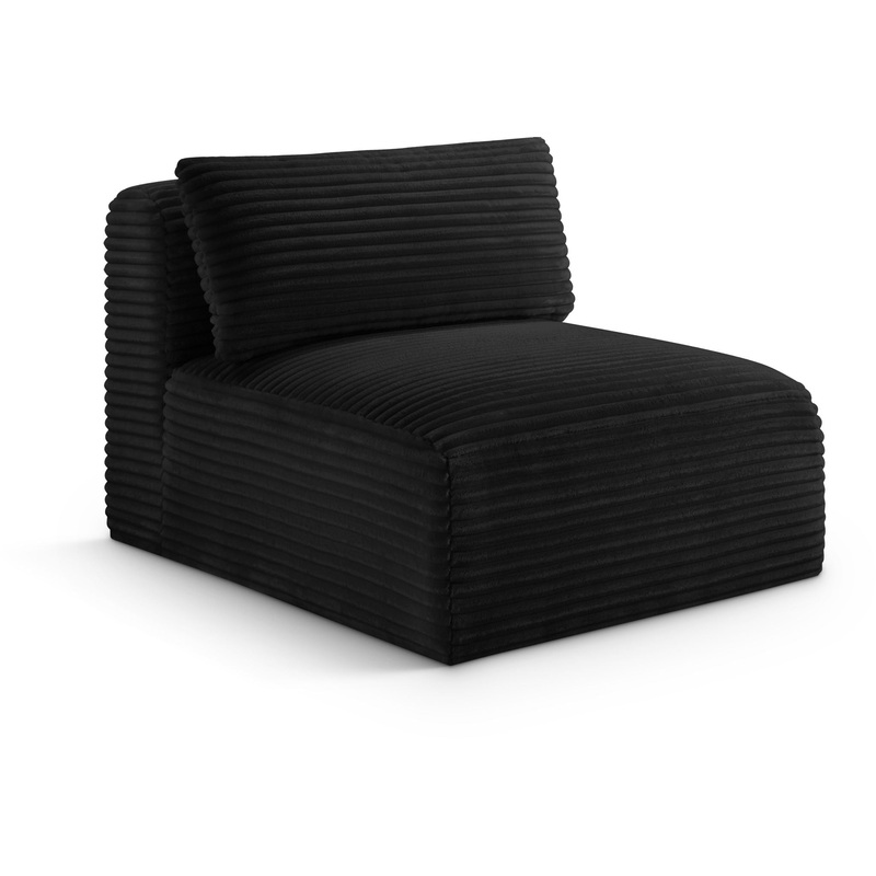 Shaggy – Armless Chair|Black|Dark Brown|Light Brown|Beige|Green