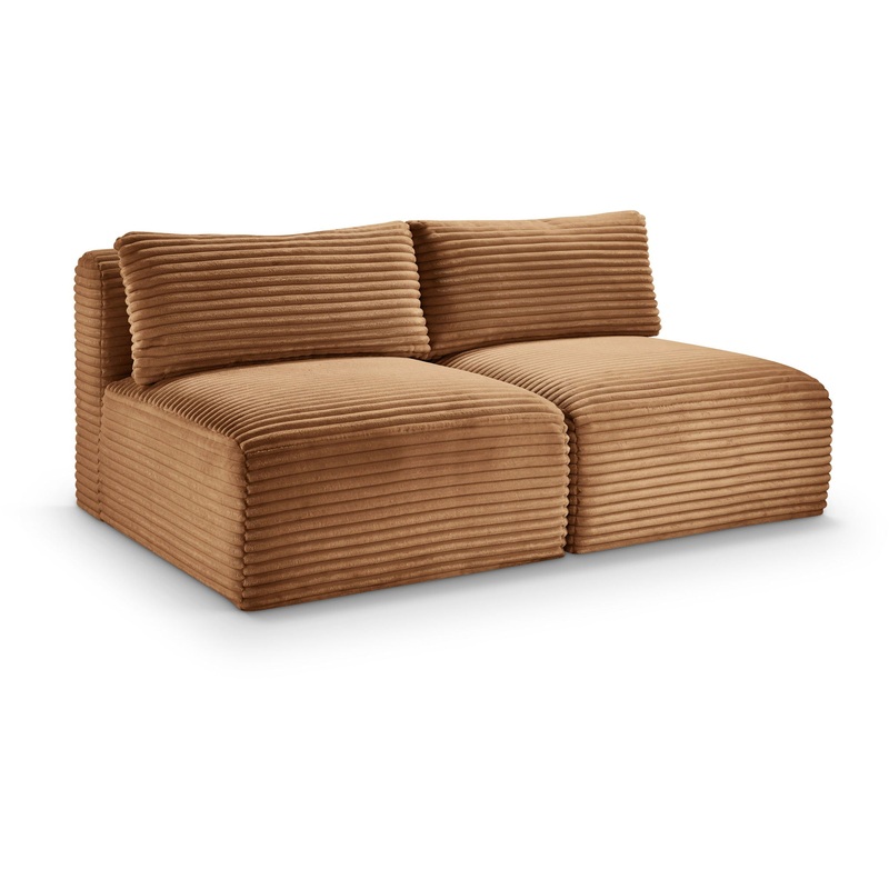 Shaggy – Fabric 2 Seat Modular Armless Sofa