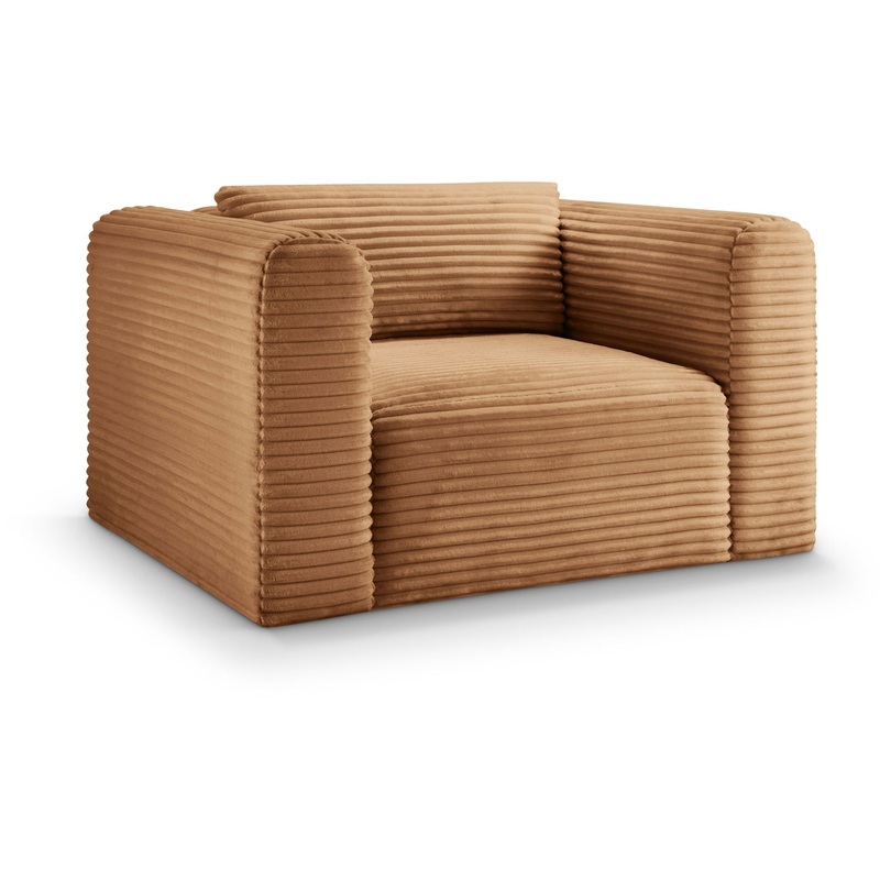 Shaggy – Fabric Arm Chair|Light Brown|Beige
