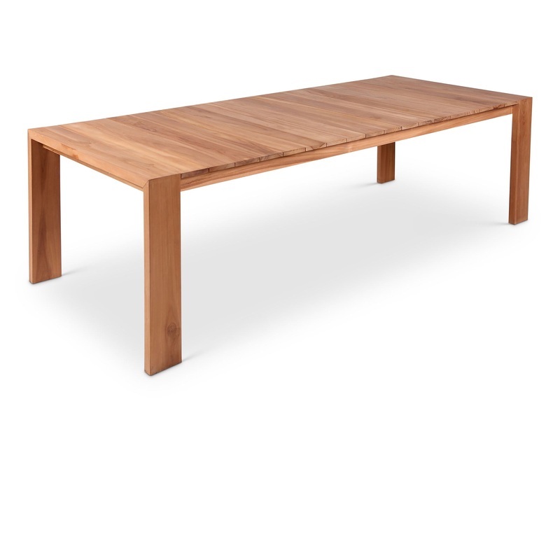 Tulum – Teak Outdoor Patio Dining Table – Natural
