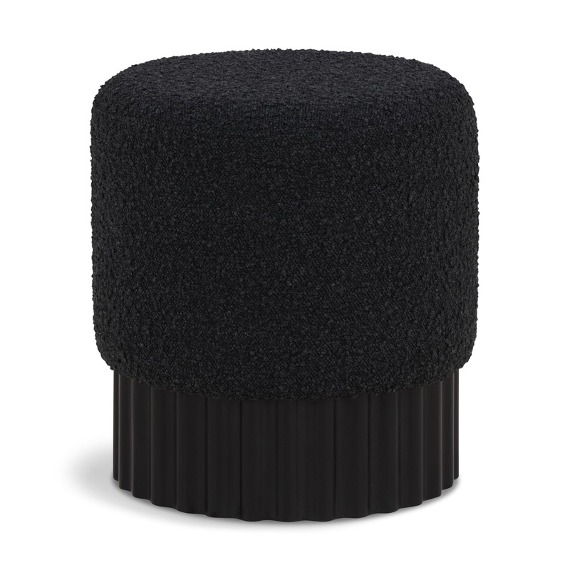 Veranda – Ottoman / Stool With Black Base