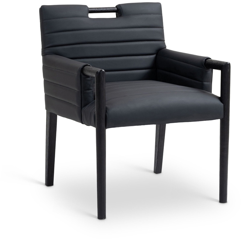 Aimee – Dining Arm Chair – Black Legs
