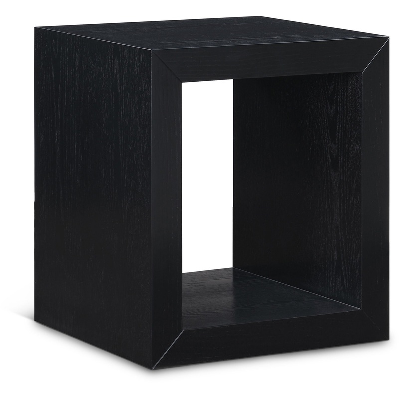 Alma – End Table|Black|Light Brown
