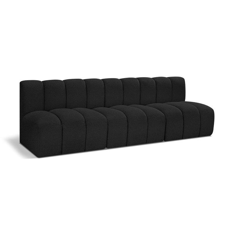 Arc – Boucle Fabric 3 Seats Modular Sofa